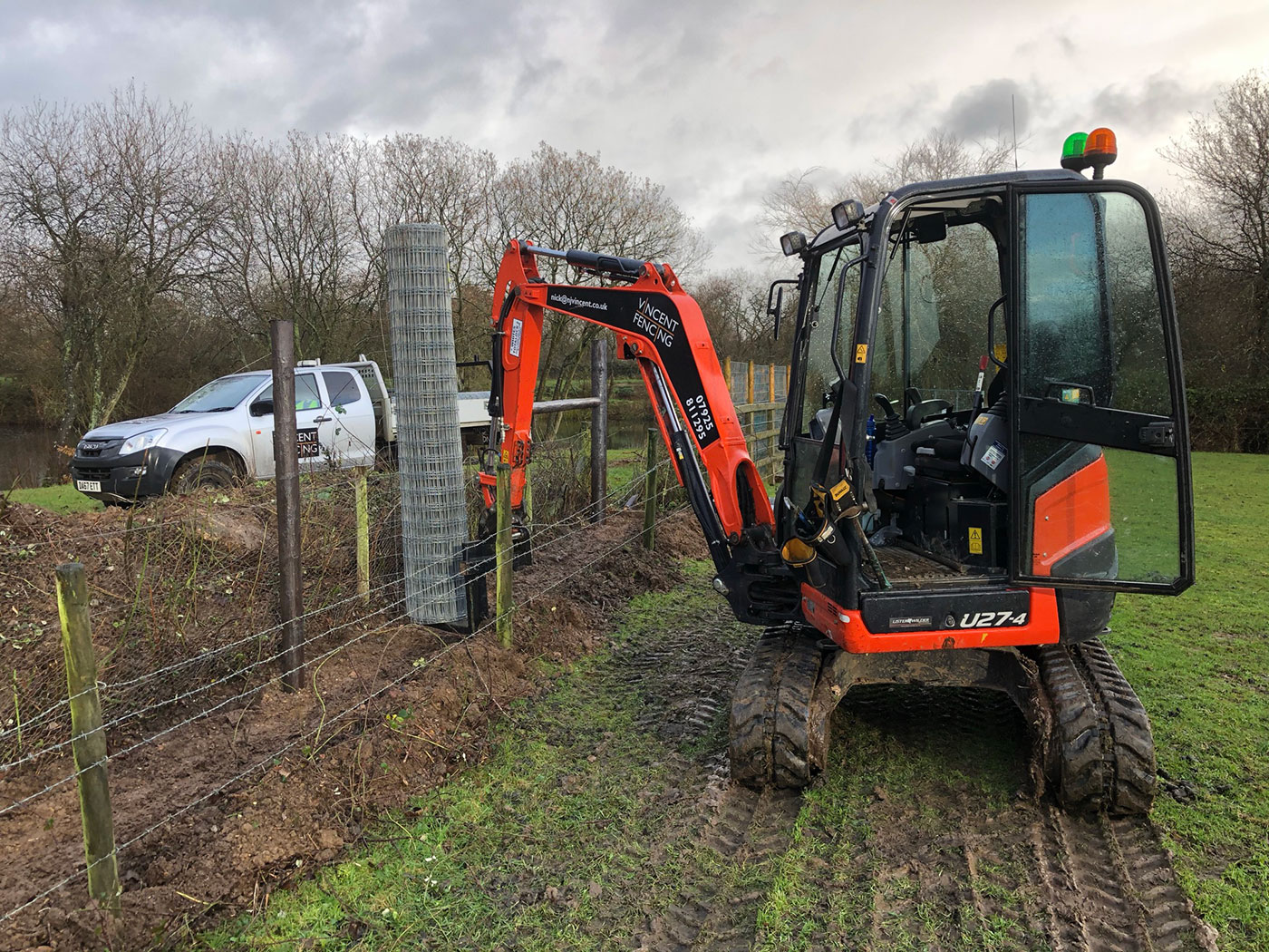Wire fencing by Vincent Fencing