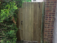 Closed board gate by Vincent Fencing