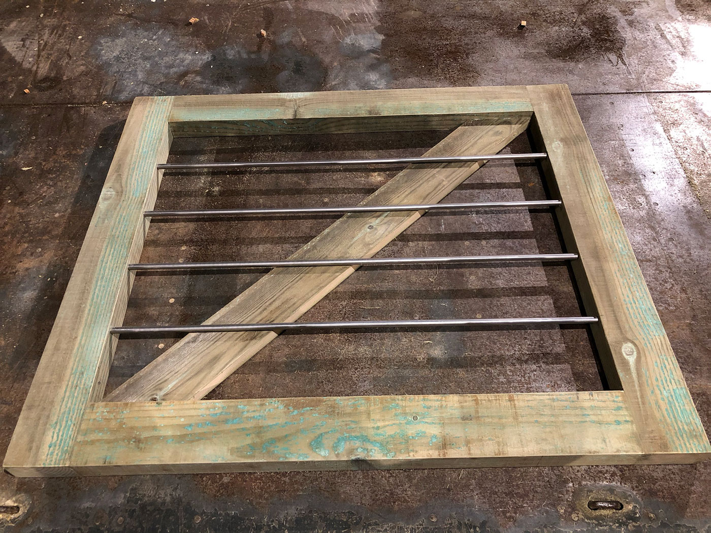 Bespoke softwood gate by Vincent Fencing